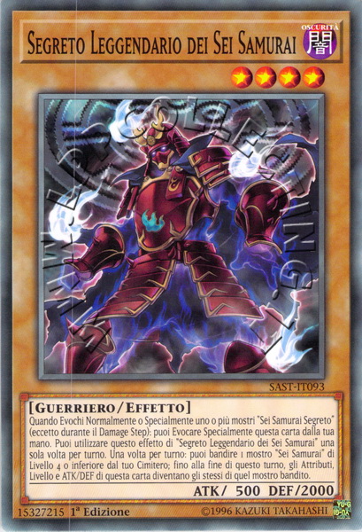 Segreto Leggendario del Sei Samurai