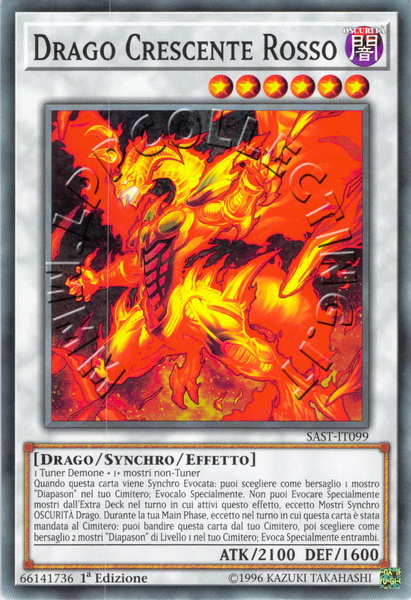 Drago Crescente Rosso