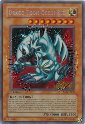 Drago Toon Occhi Blu