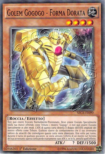 Golem Gogogo - Forma Dorata