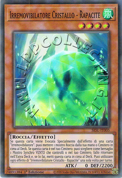 Irremovibilatore Cristallo - Rapacite