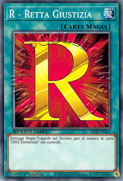 R - Retta Giustizia
