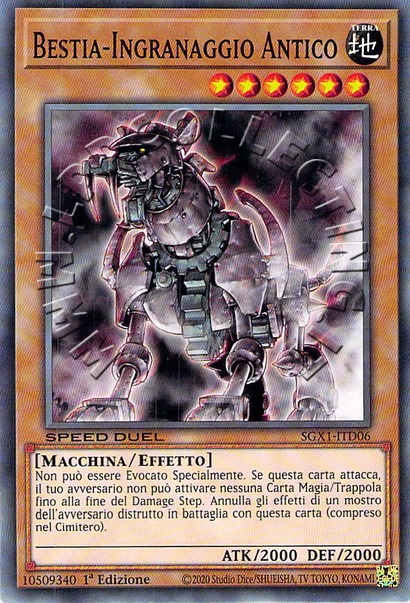 Bestia-Ingranaggio Antico