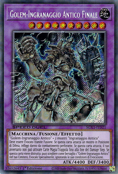 Golem-Ingranaggio Antico Finale