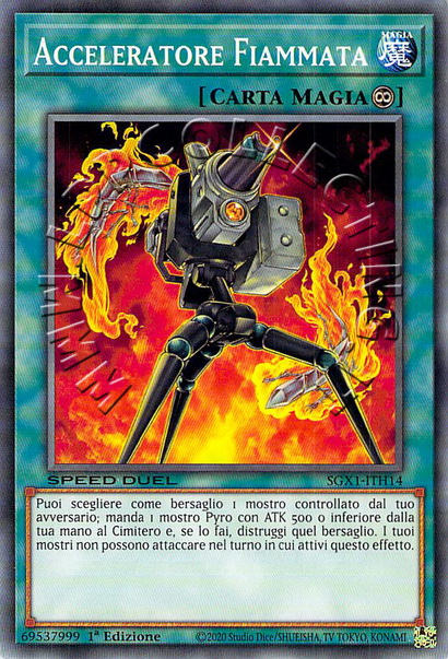 Acceleratore Fiammata