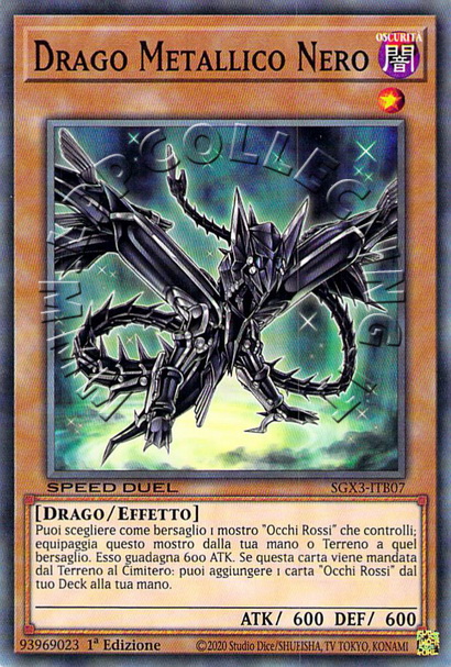 Drago Metallico Nero