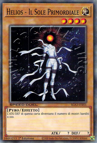 Helios - Il Sole Primordiale