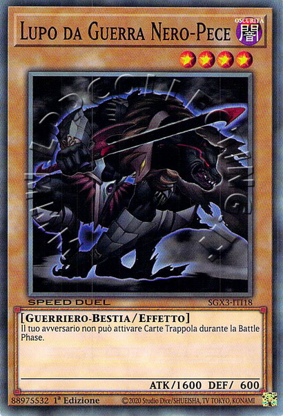 Lupo da Guerra Nero-Pece