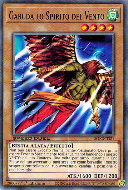 Garuda lo Spirito del Vento
