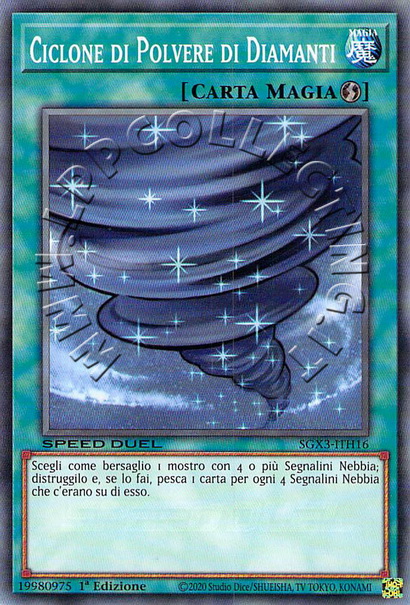 Ciclone di Polvere di Diamanti