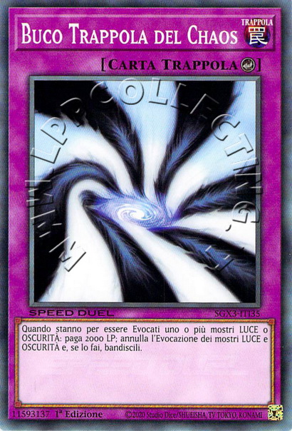 Buco Trappola del Chaos