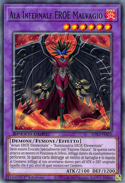 Ala Infernale EROE Malvagio