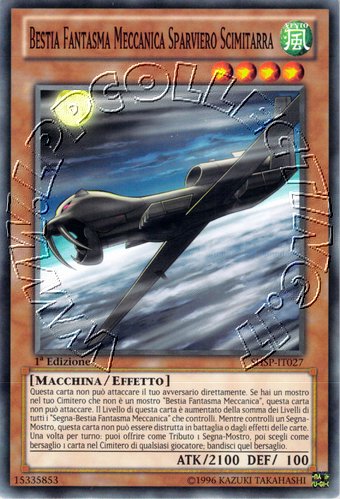 Bestia Fantasma Meccanica Sparviero Scimitarra