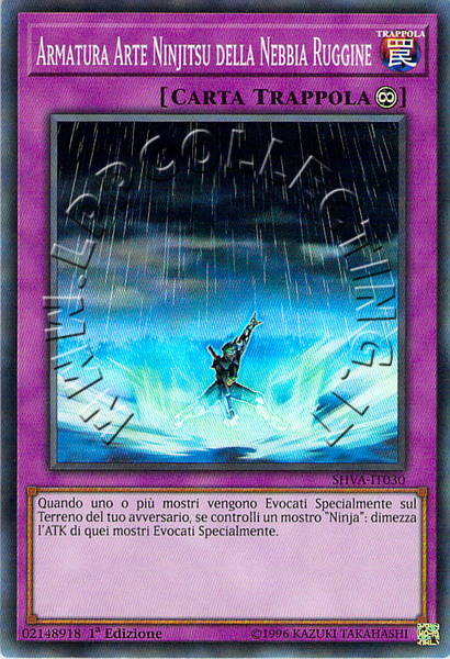 Armatura Arte Ninjitsu della Nebbia Ruggine