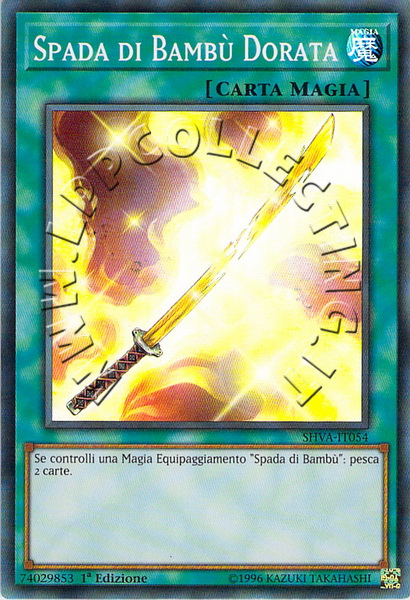 Spada di Bambù Dorata