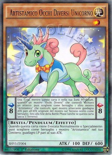 Artistamico Occhi Diversi Unicorno