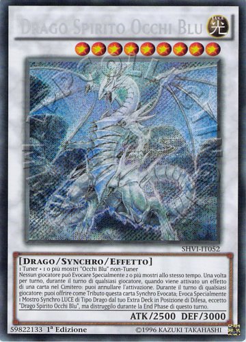 Drago Spirito Occhi Blu
