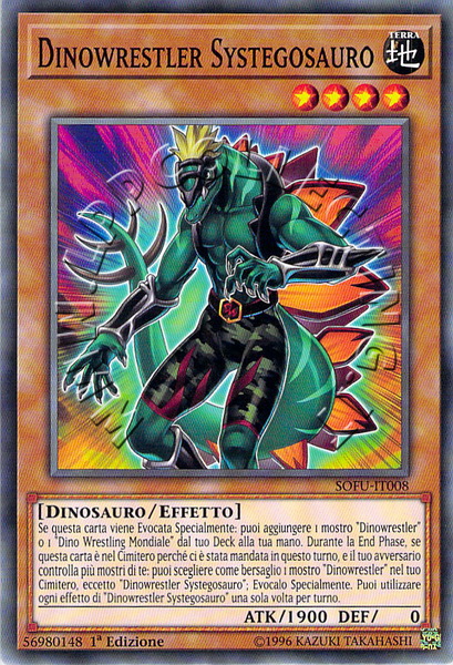 Dinowrestler Systegosauro