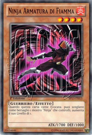 Ninja Armatura di Fiamma