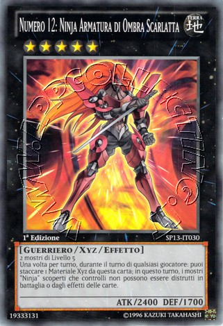 Numero 12: Ninja Armatura di Ombra Scarlatta