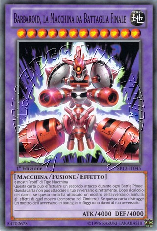 Barbaroid, la Macchina da Battaglia Finale