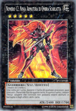 Numero 12: Ninja Armatura di Ombra Scarlatta