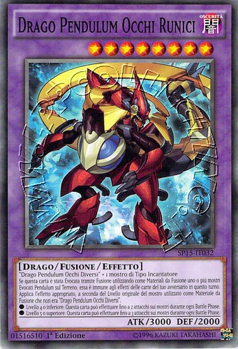 Drago Pendulum Occhi Runici