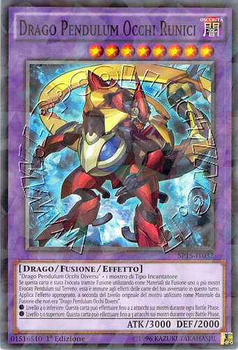 Drago Pendulum Occhi Runici