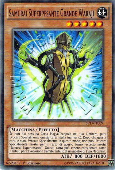 Samurai Superpesante Grande Waraji