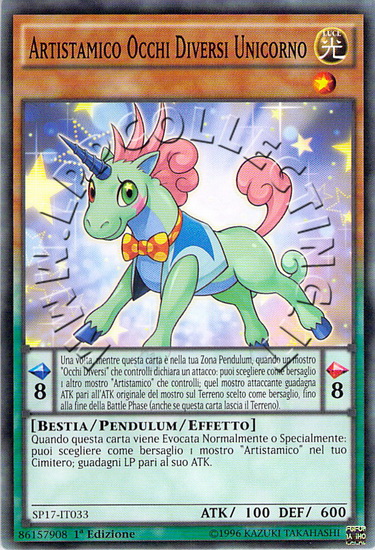 Artistamico Occhi Diversi Unicorno