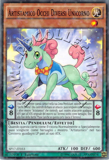 Artistamico Occhi Diversi Unicorno
