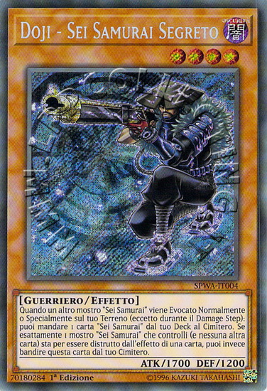Doji - Sei Samurai Segreto