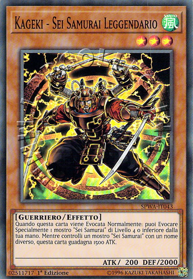 Kageki - Sei Samurai Leggendario