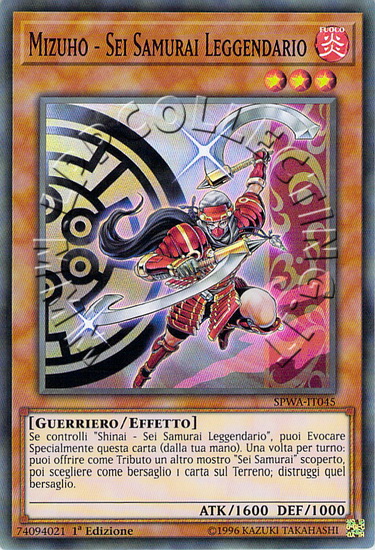 Mizuho - Sei Samurai Leggendario