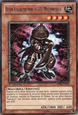 Bushi Karakuri mod. 6318 "Muzanichiha"