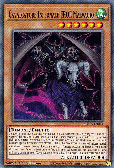 Cavalcatore Infernale EROE Malvagio