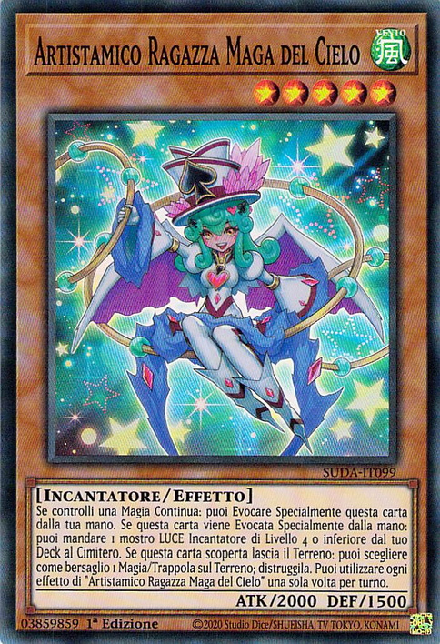 Artistamico Ragazza Maga del Cielo