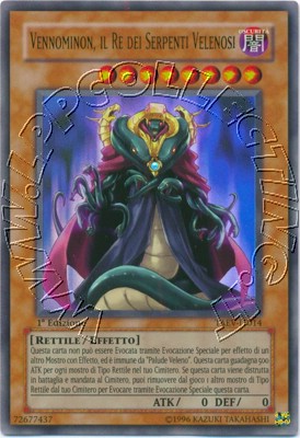 Vennominon, il Re dei Serpenti Velenosi