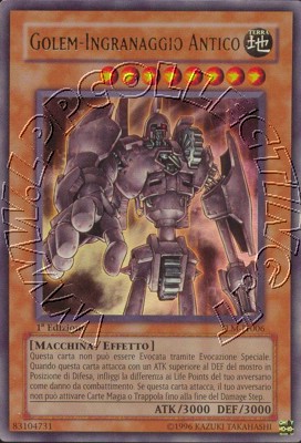 Golem-Ingranaggio Antico