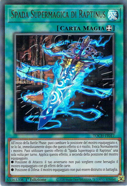 Spada Supermagica di Raptinus