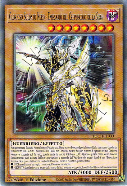 Glorioso Soldato Nero - Emissario del Crepuscolo della Sera