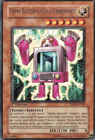 Uomo Batteria Cella Carburante