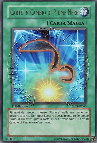 Carte in Cambio di Piume Nere