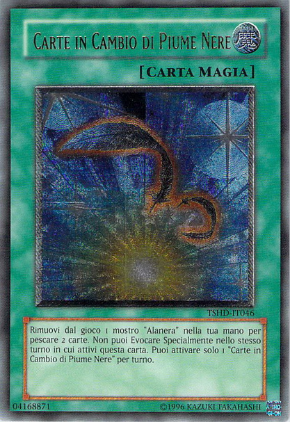 Carte in Cambio di Piume Nere