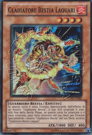 Gladiatore Bestia Laquari