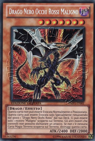 Drago Nero Occhi Rossi Maligno