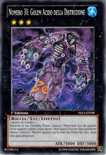 Numero 30: Golem Acido della Distruzione