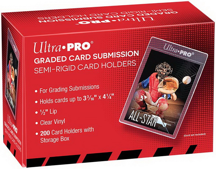 Ultra Pro - 200x Graded Card Submission Semi-Rigid Card Holders