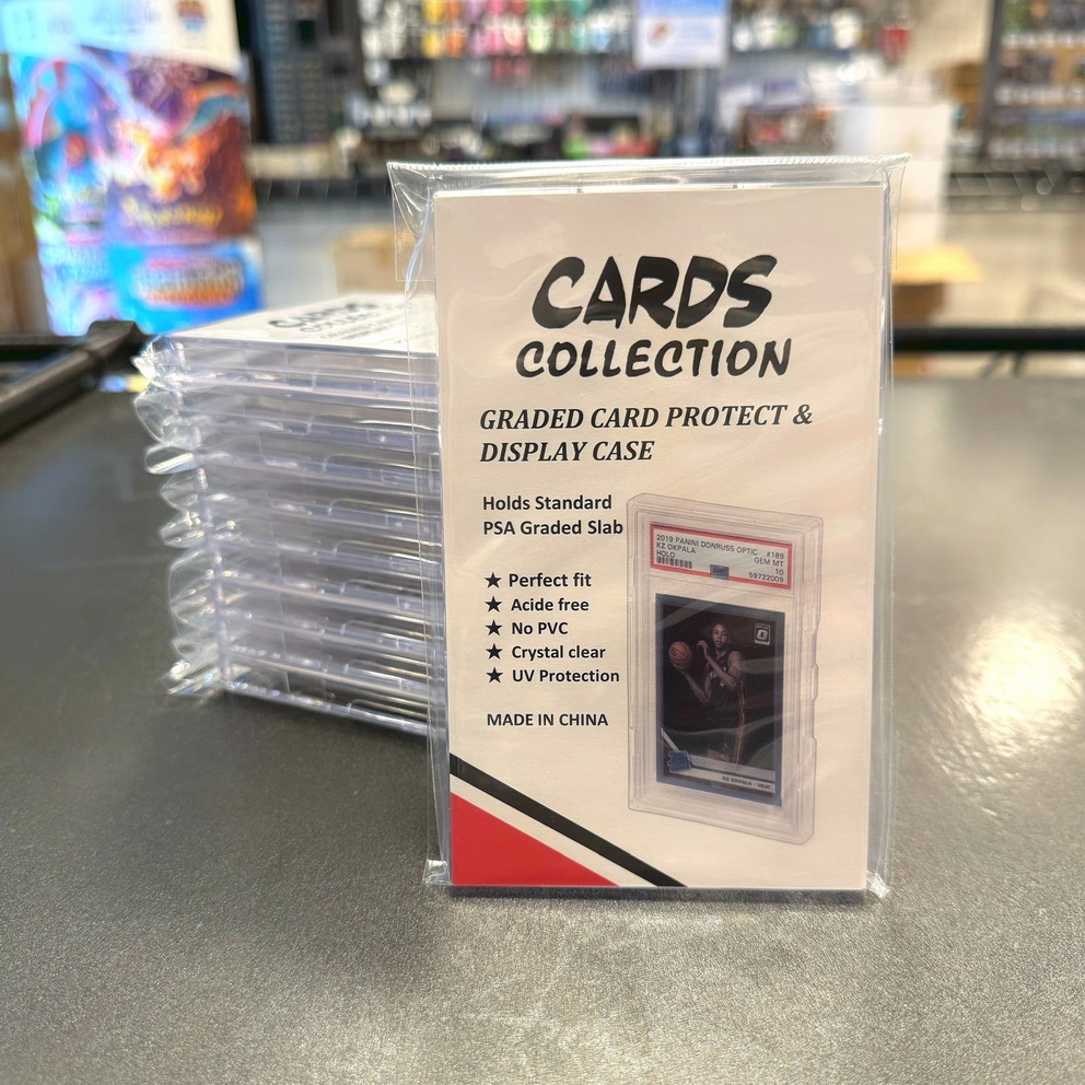 Cards Collection - 10x Case in Plexiglass protettivo per Carte Gradate PSA