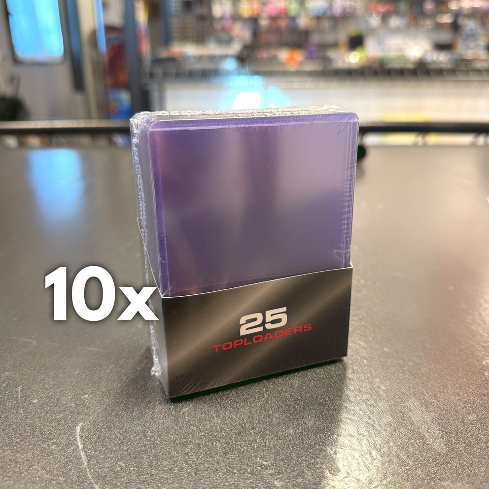 Games - 10x Confezione da 25 Toploaders